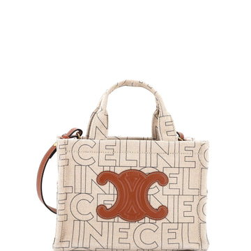 Celine Cabas Thais Tote Triomphe Printed