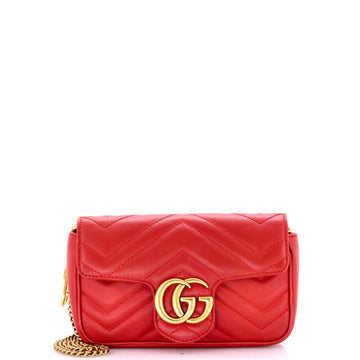 Gg Marmont Flap Bag Matelasse Leather
