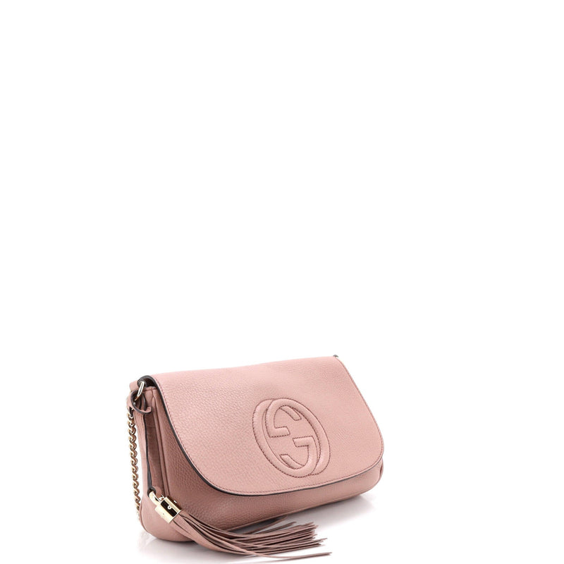 Soho Chain Crossbody Bag Leather Medium
