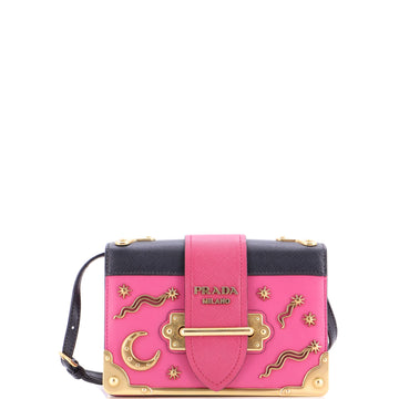 Cahier Crossbody Bag Embellished Leather