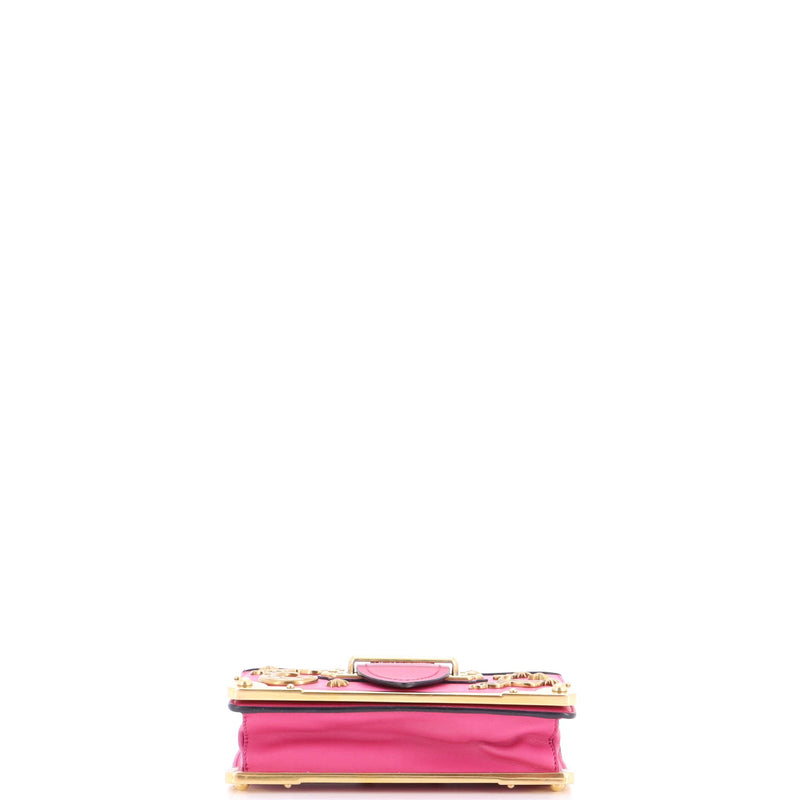 Cahier Crossbody Bag Embellished Leather