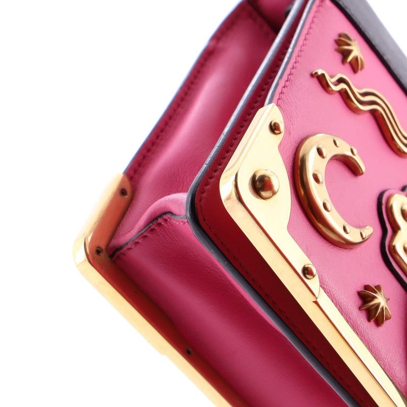 Cahier Crossbody Bag Embellished Leather