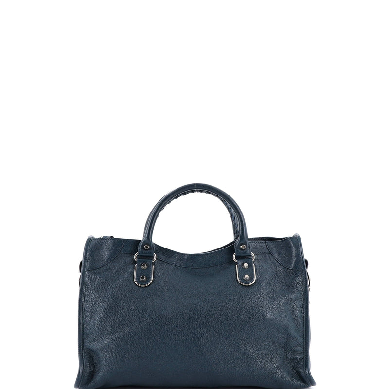 City Classic Metallic Edge Bag Leather