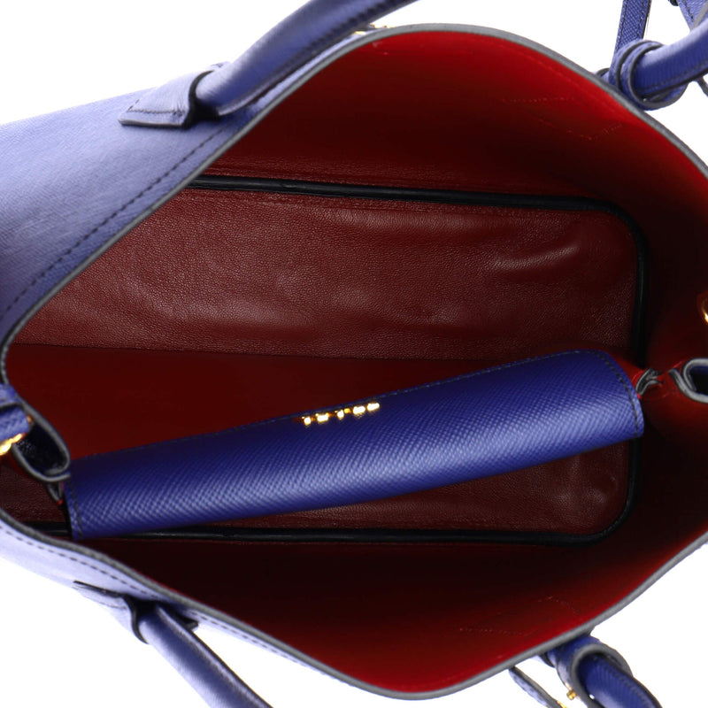 Cuir Double Tote Saffiano Leather Medium