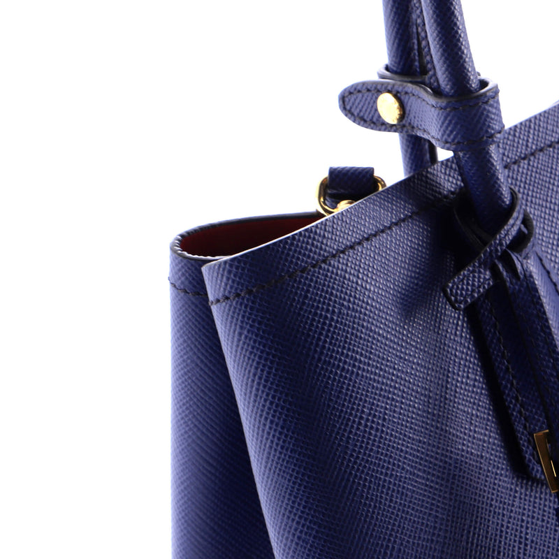 Cuir Double Tote Saffiano Leather Medium