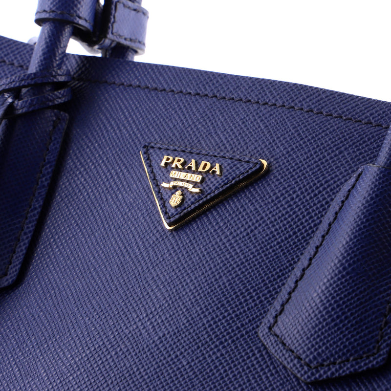 Cuir Double Tote Saffiano Leather Medium