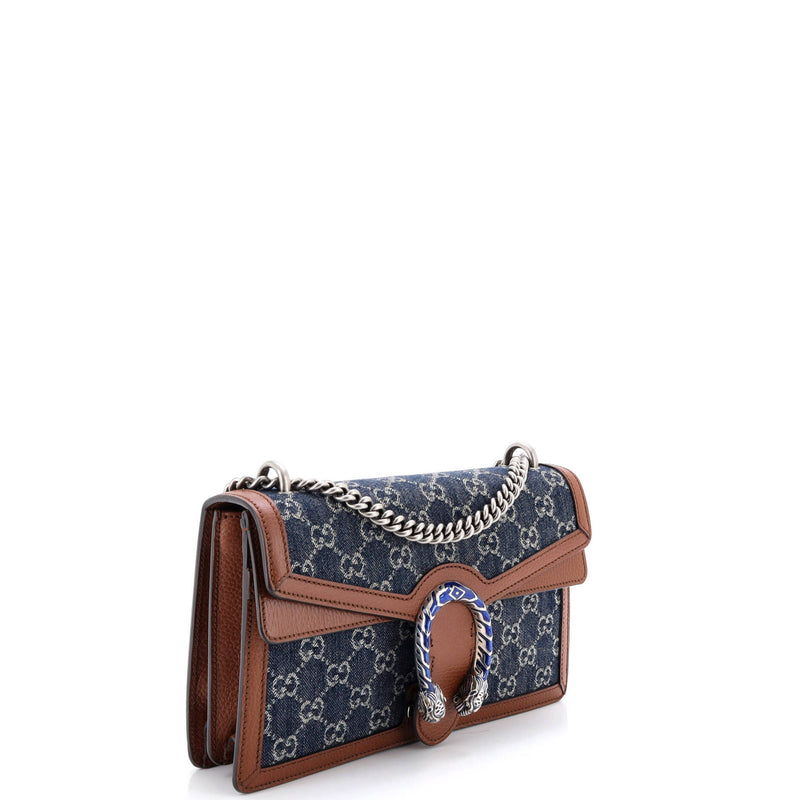 Dionysus Bag Gg Denim Small