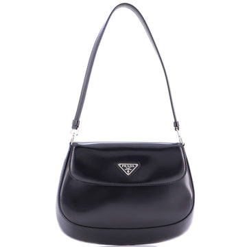 Prada Cleo Flap Shoulder Bag Spazzolato