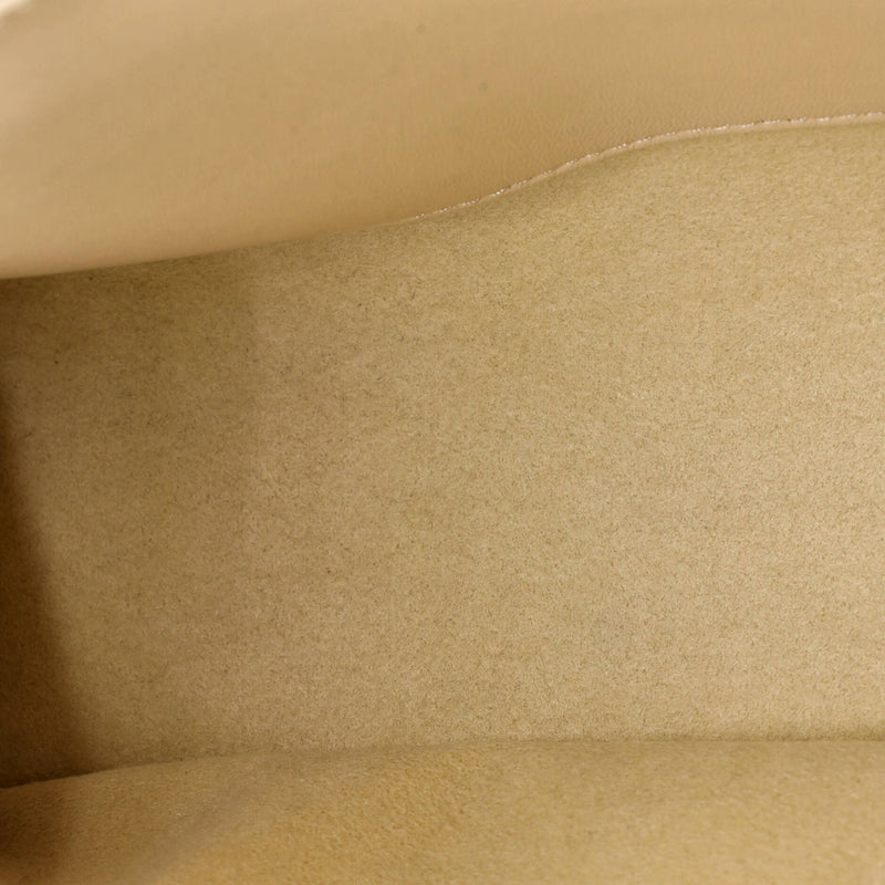 Double V Handbag Calfskin With Canvas