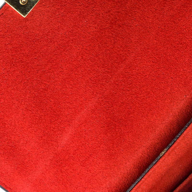 Locky Handbag Canvas With Leather Bb