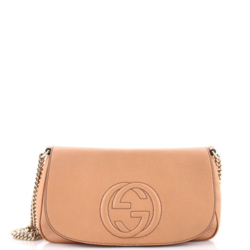 Soho Chain Crossbody Bag Leather Medium