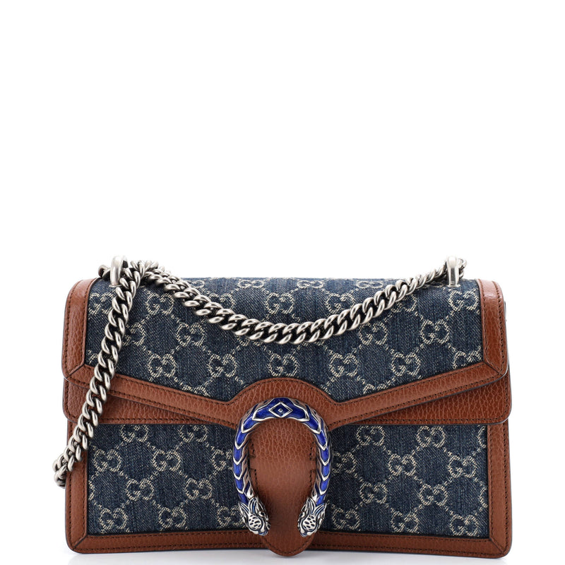 Dionysus Bag Gg Denim Small
