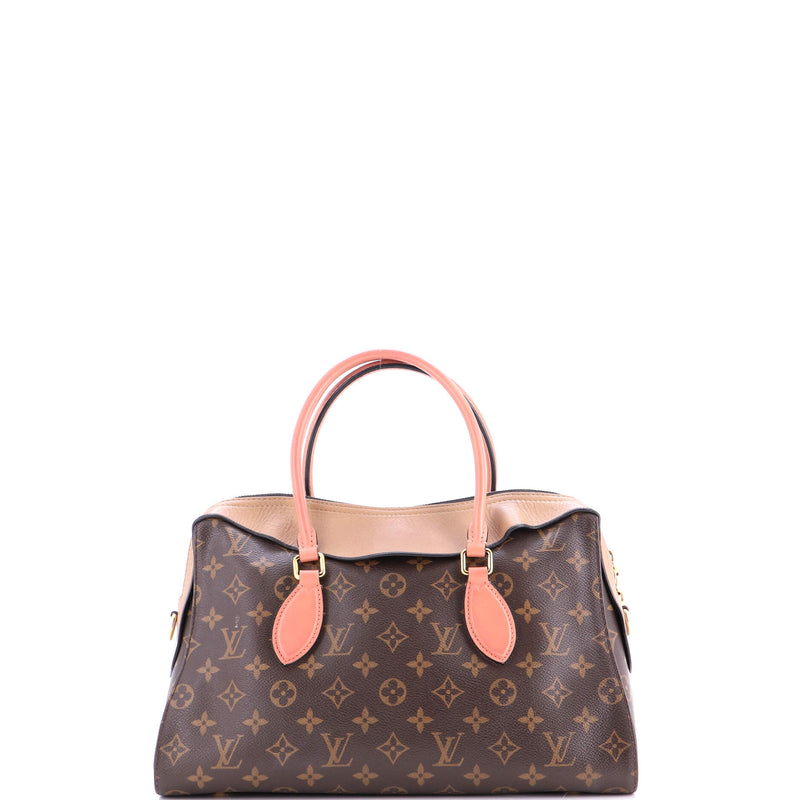 Tuileries Handbag Canvas With Leather