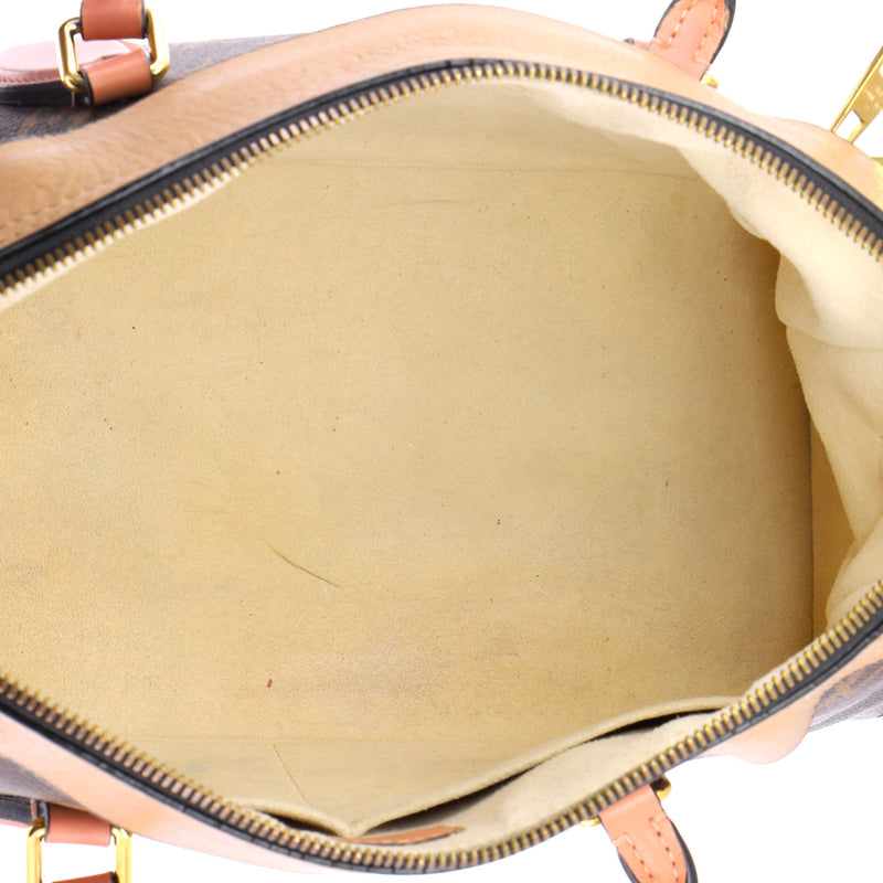 Tuileries Handbag Canvas With Leather