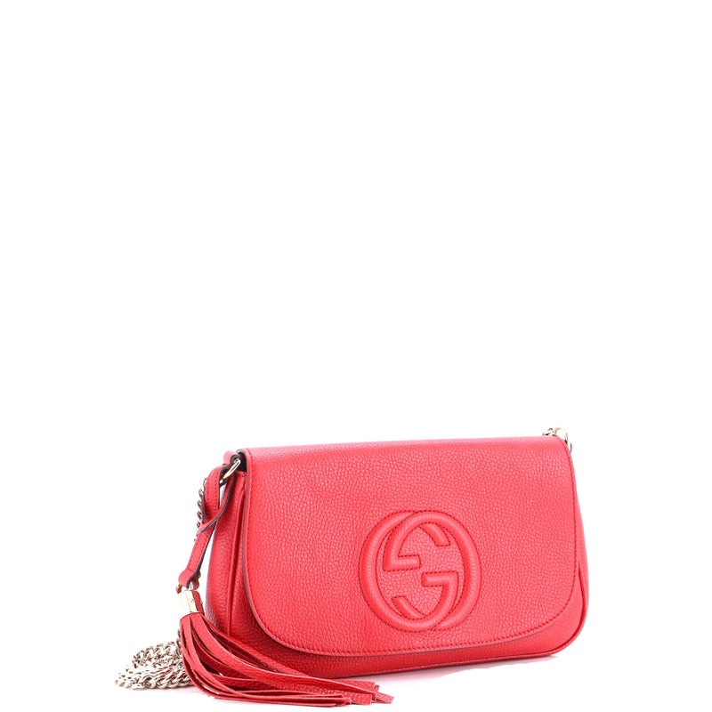 Soho Chain Crossbody Bag Leather Medium