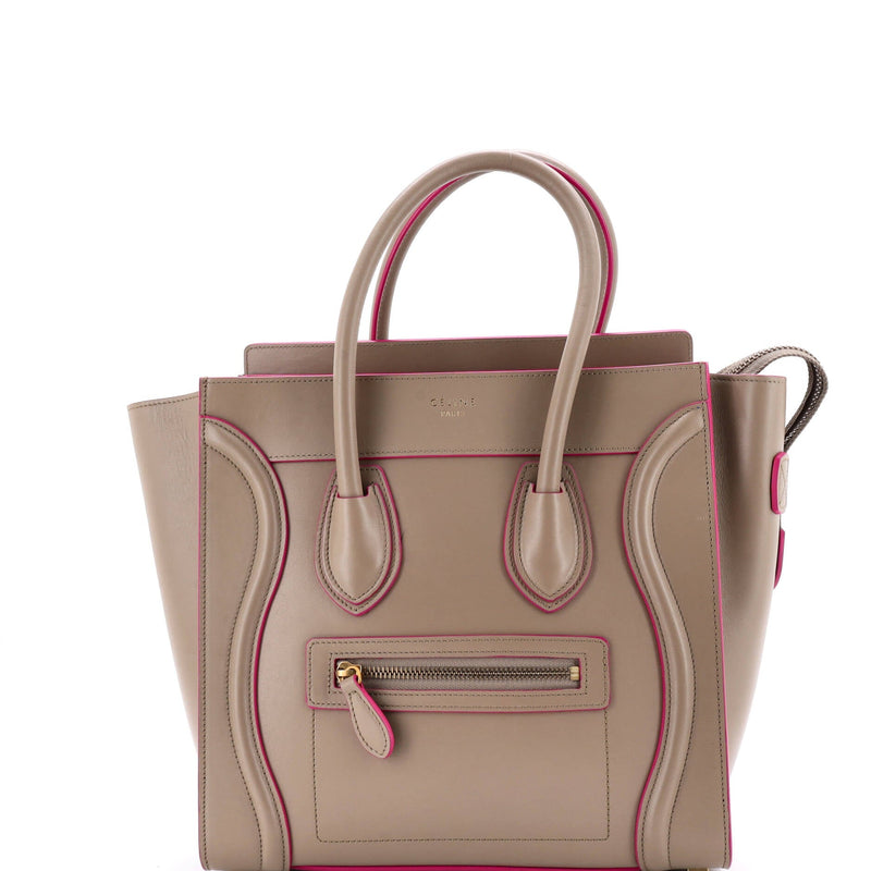 Luggage Bag Smooth Leather Micro