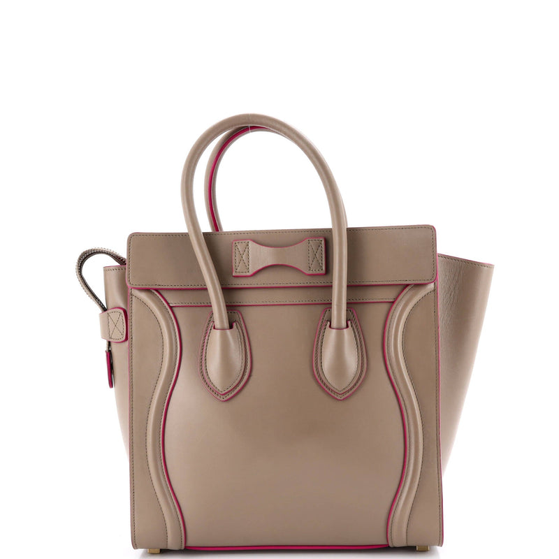 Luggage Bag Smooth Leather Micro