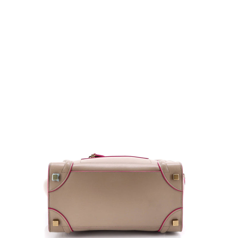 Luggage Bag Smooth Leather Micro