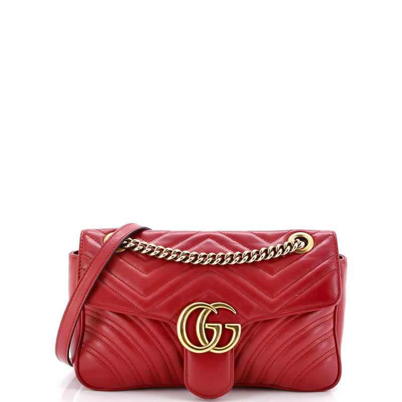 Gg Marmont Flap Bag Matelasse Leather