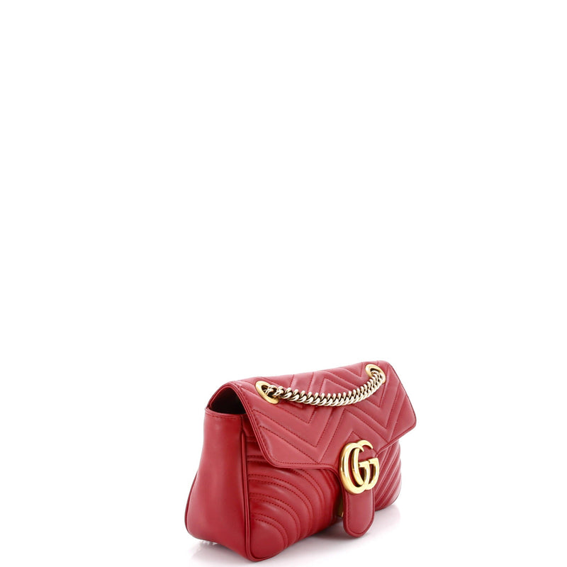 Gg Marmont Flap Bag Matelasse Leather