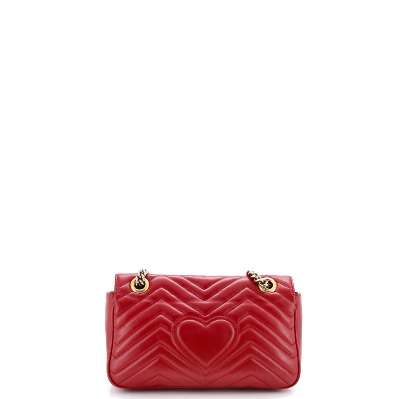 Gg Marmont Flap Bag Matelasse Leather