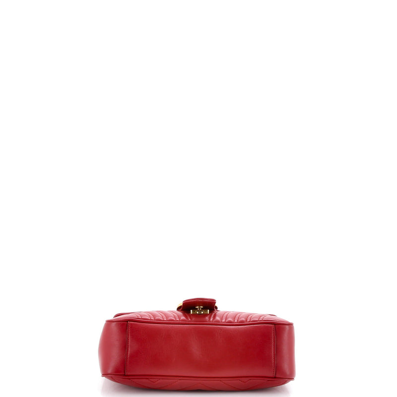 Gg Marmont Flap Bag Matelasse Leather