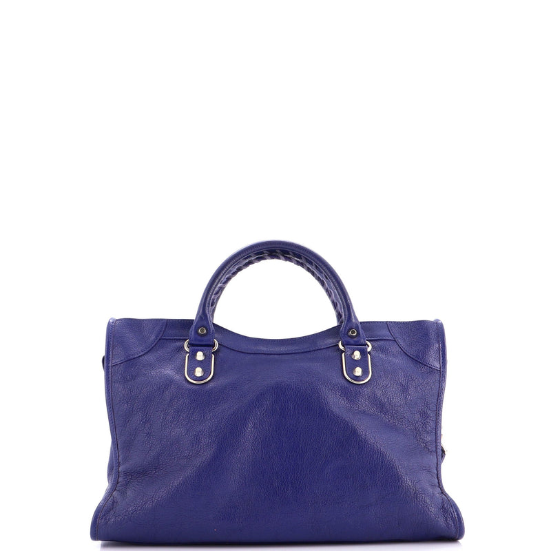 City Classic Metallic Edge Bag Leather