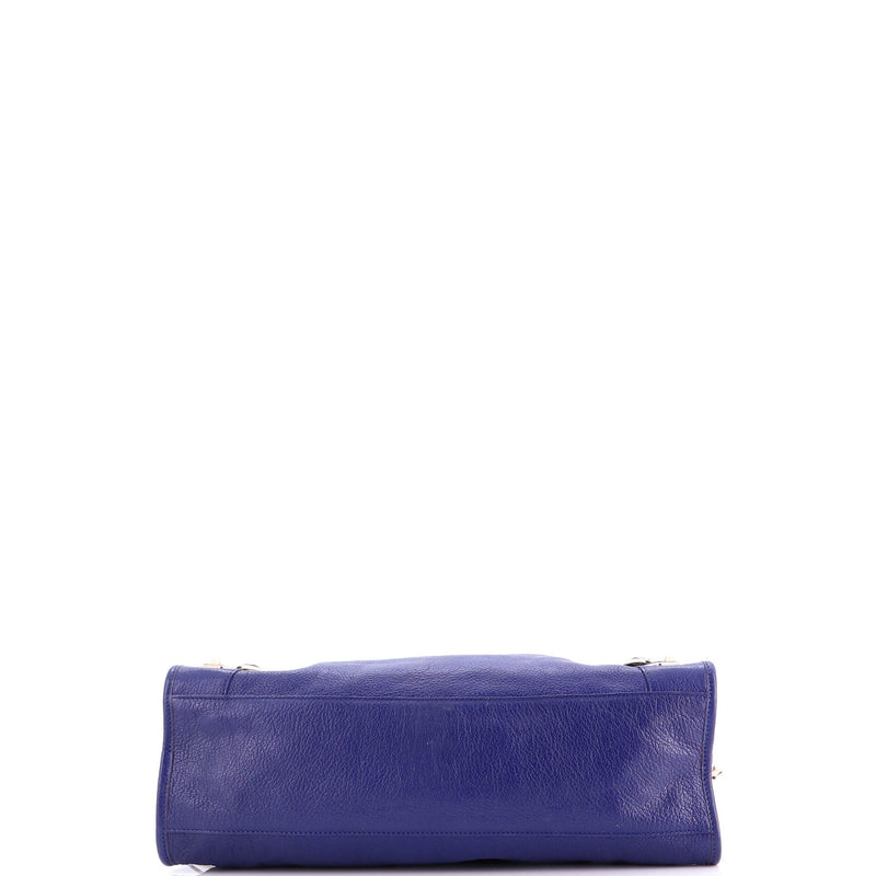 City Classic Metallic Edge Bag Leather