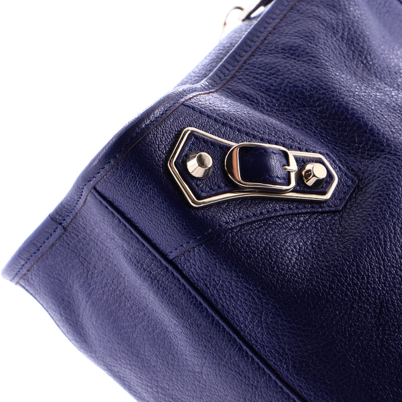 City Classic Metallic Edge Bag Leather