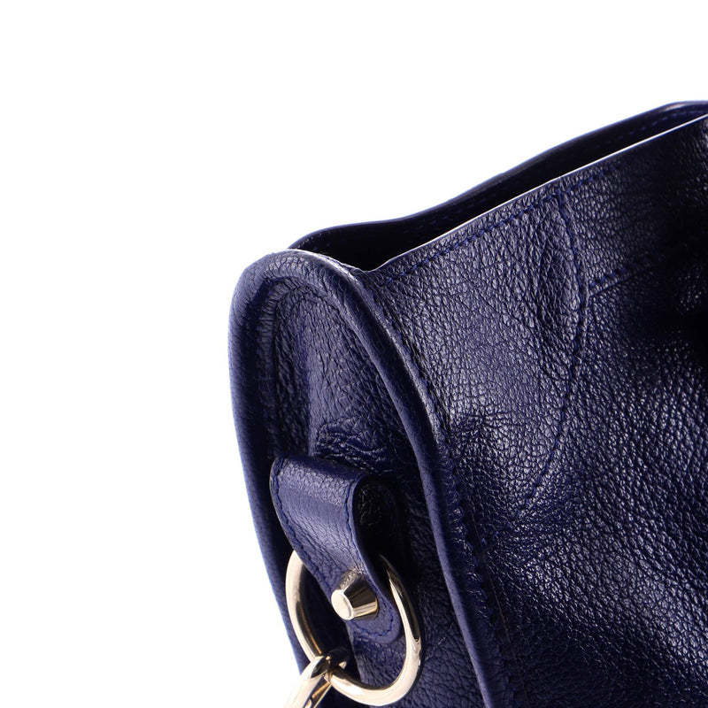 City Classic Metallic Edge Bag Leather