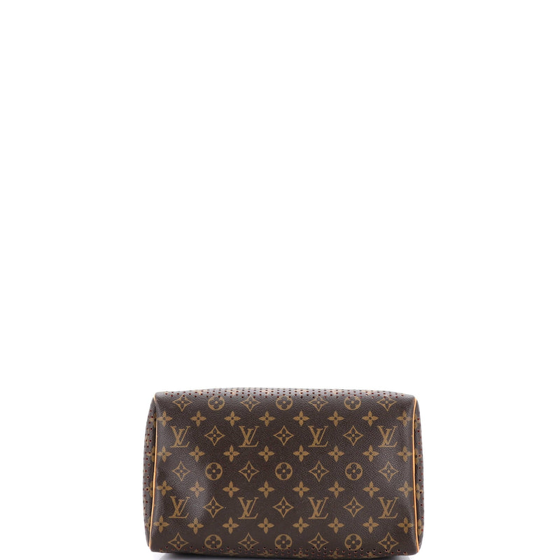 Speedy Handbag Perforated Canvas 30