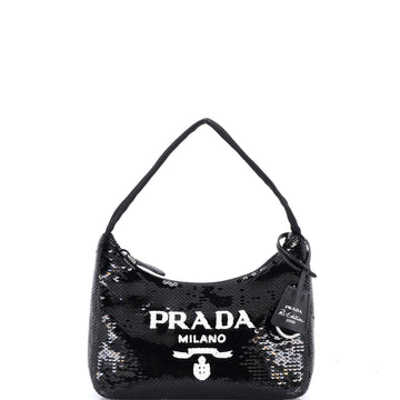 Prada Re-Edition Hobo Sequins Mini