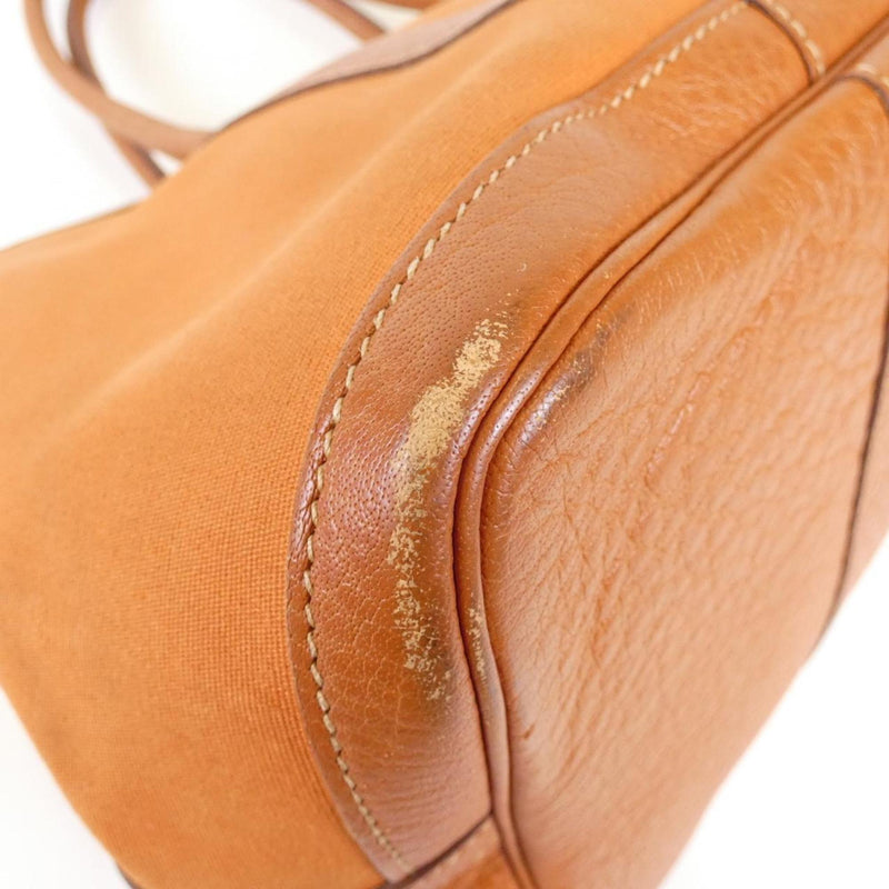 Garden Party Tote Toile And Leather 36