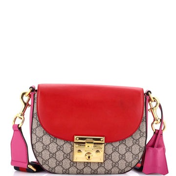 Gucci Padlock Saddle Shoulder Bag Gg