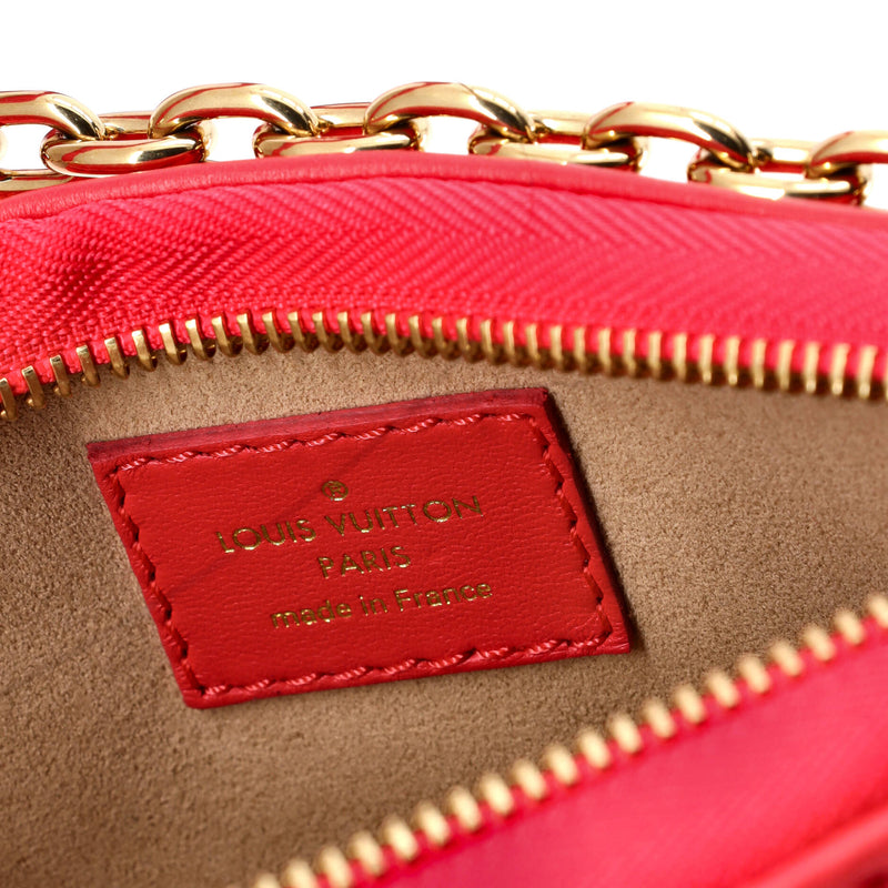 Pochette Troca Damier Quilted Lambskin