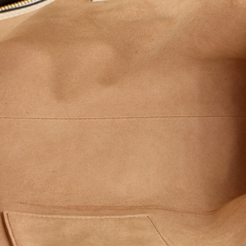 Padlock Chain Tote Gg Coated Canvas With