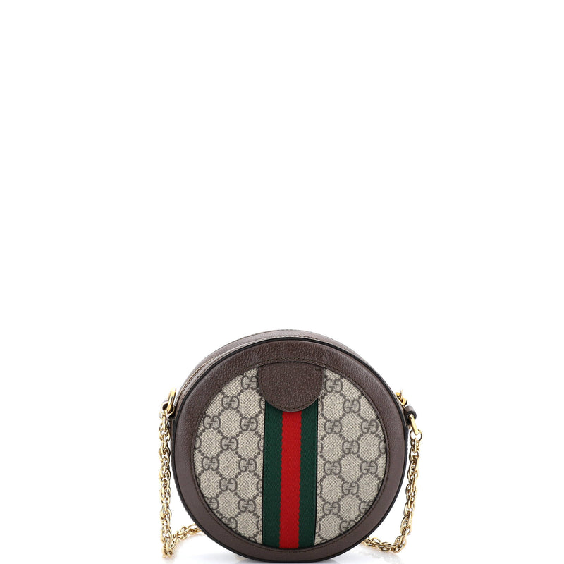 Ophidia Round Shoulder Bag Gg Coated