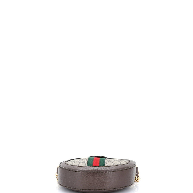 Ophidia Round Shoulder Bag Gg Coated