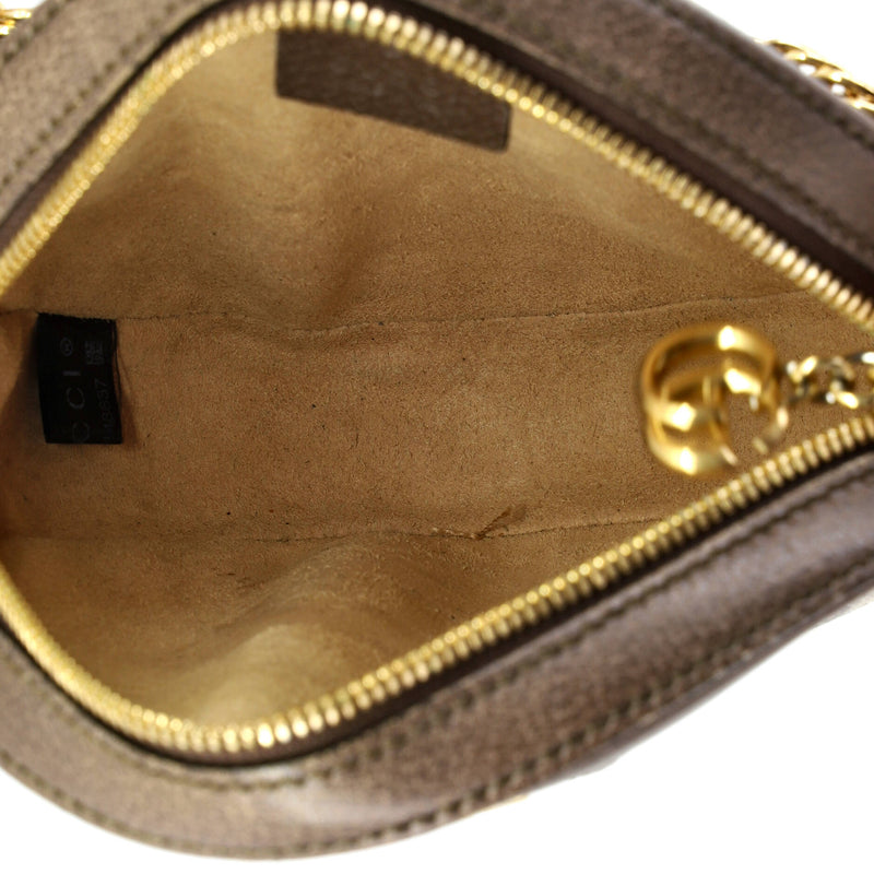 Ophidia Round Shoulder Bag Gg Coated