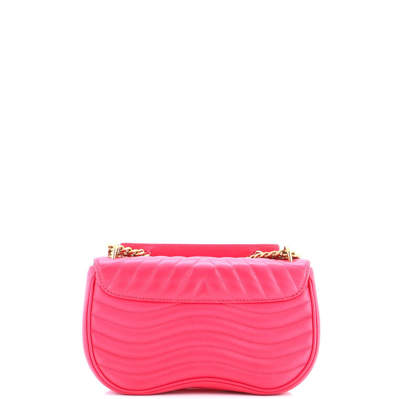 New Wave Chain Bag Quilted Leather Mm