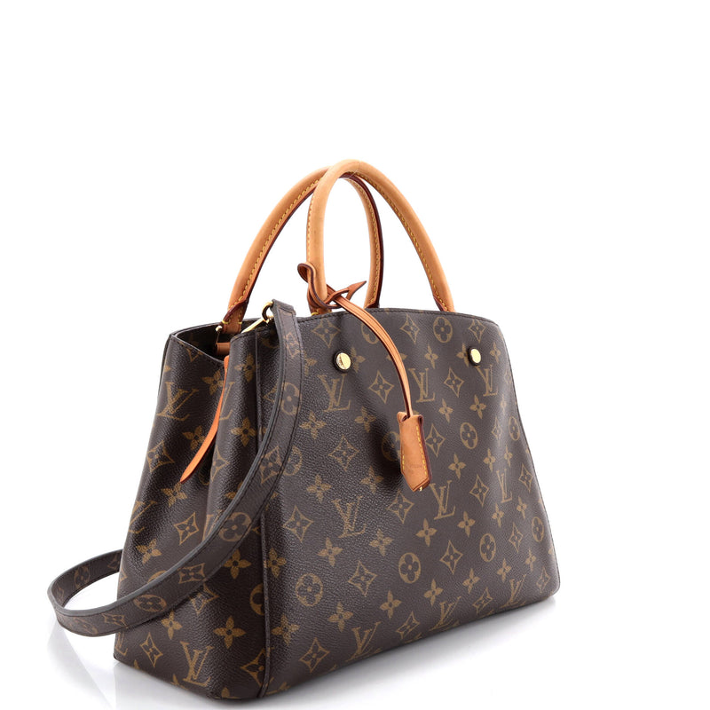 Montaigne Handbag Canvas Mm