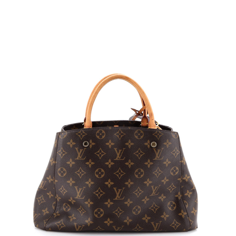 Montaigne Handbag Canvas Mm