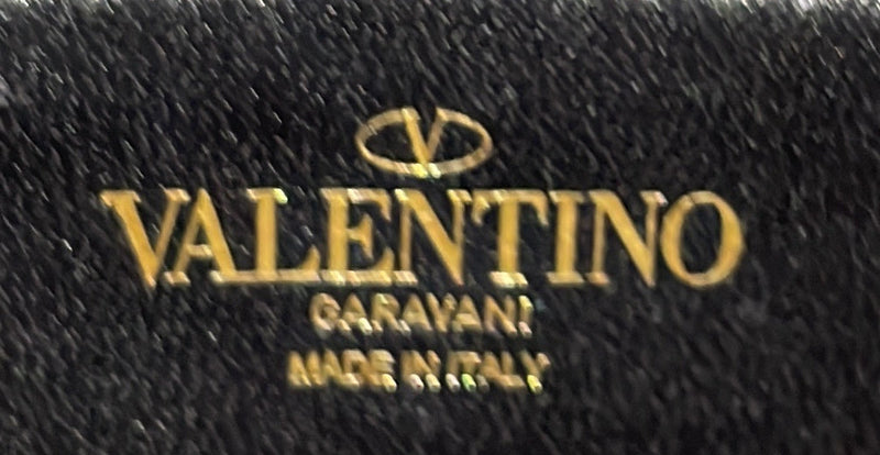 Stud Sign Zip Hobo Leather