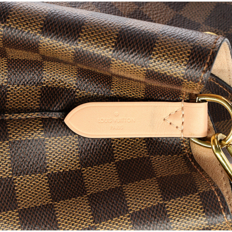 Neonoe Handbag Damier With Leather Mm