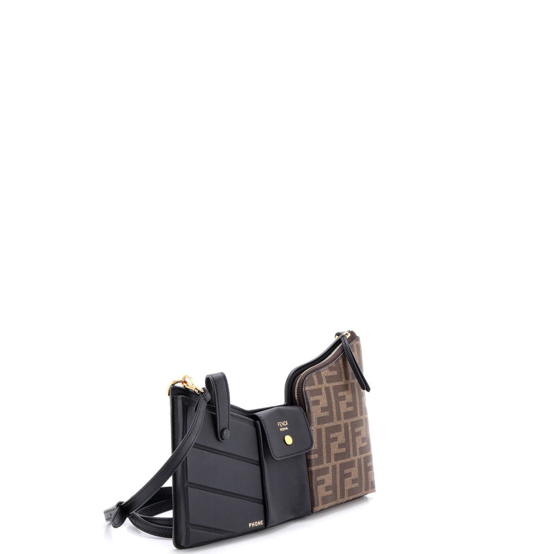 Bustine 3 Pockets Crossbody Bag Leather