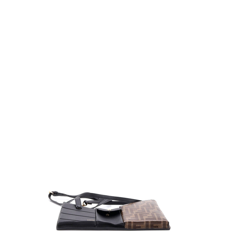 Bustine 3 Pockets Crossbody Bag Leather