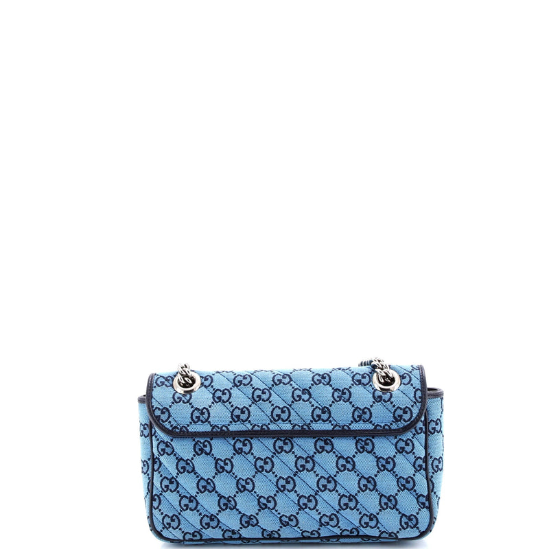Gg Marmont Flap Bag Diagonal Quilted