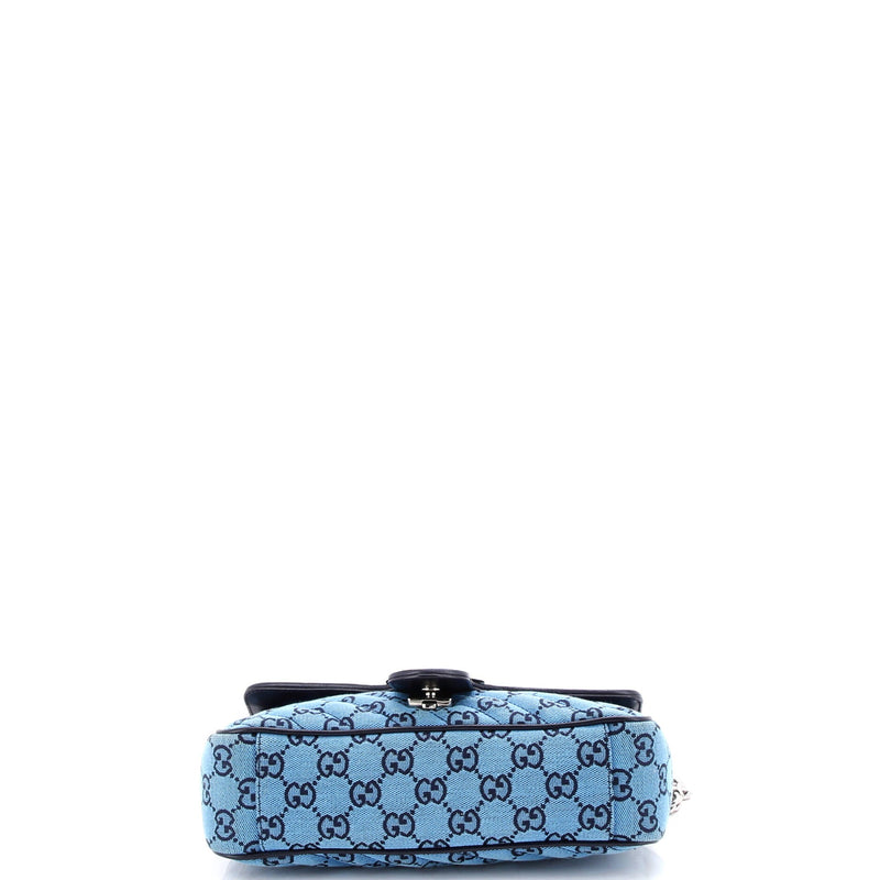 Gg Marmont Flap Bag Diagonal Quilted