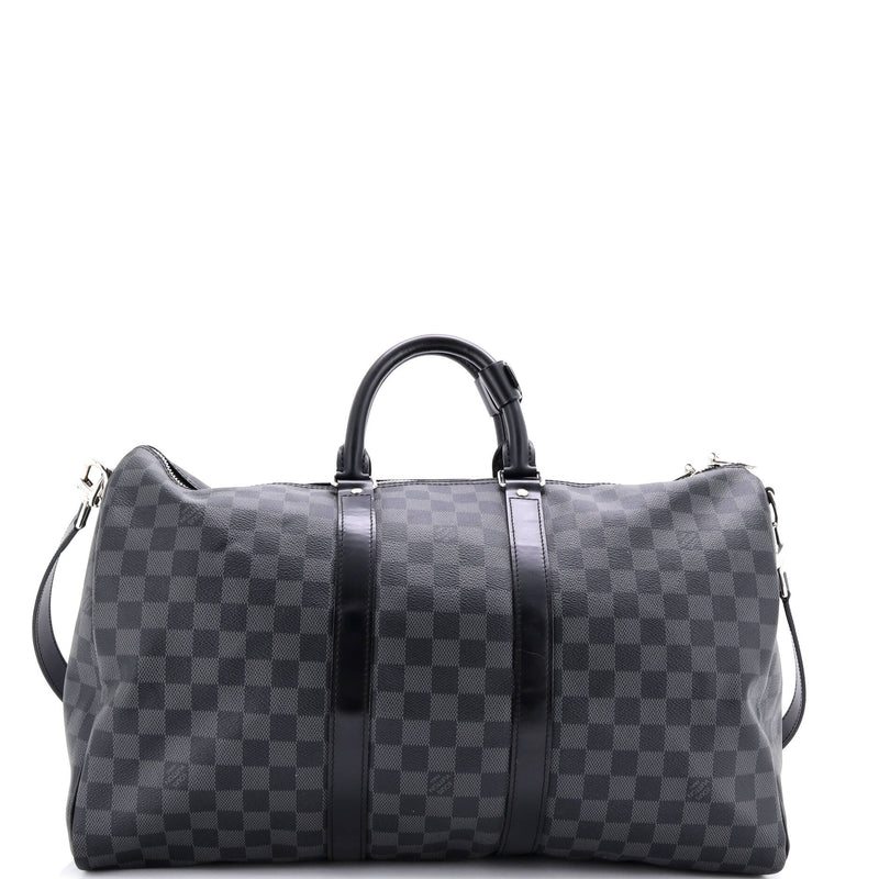 Keepall Bandouliere Bag Damier Graphite