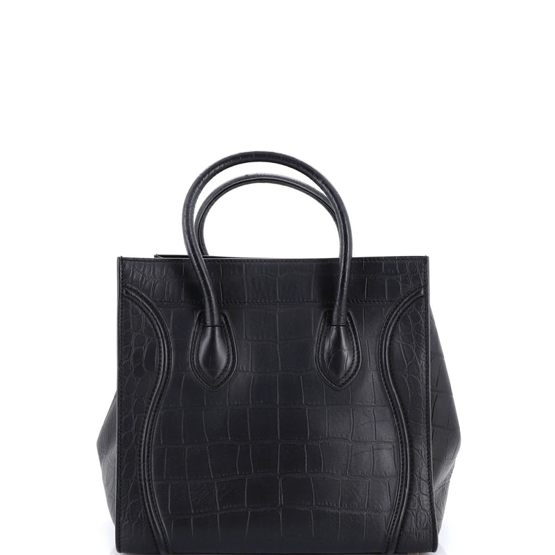 Phantom Bag Crocodile Embossed Leather